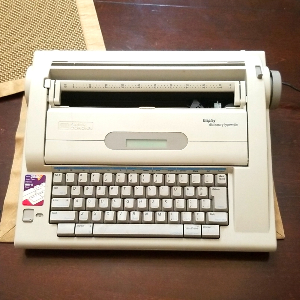 Antique Smith Corona Dictionary Display Typewriter